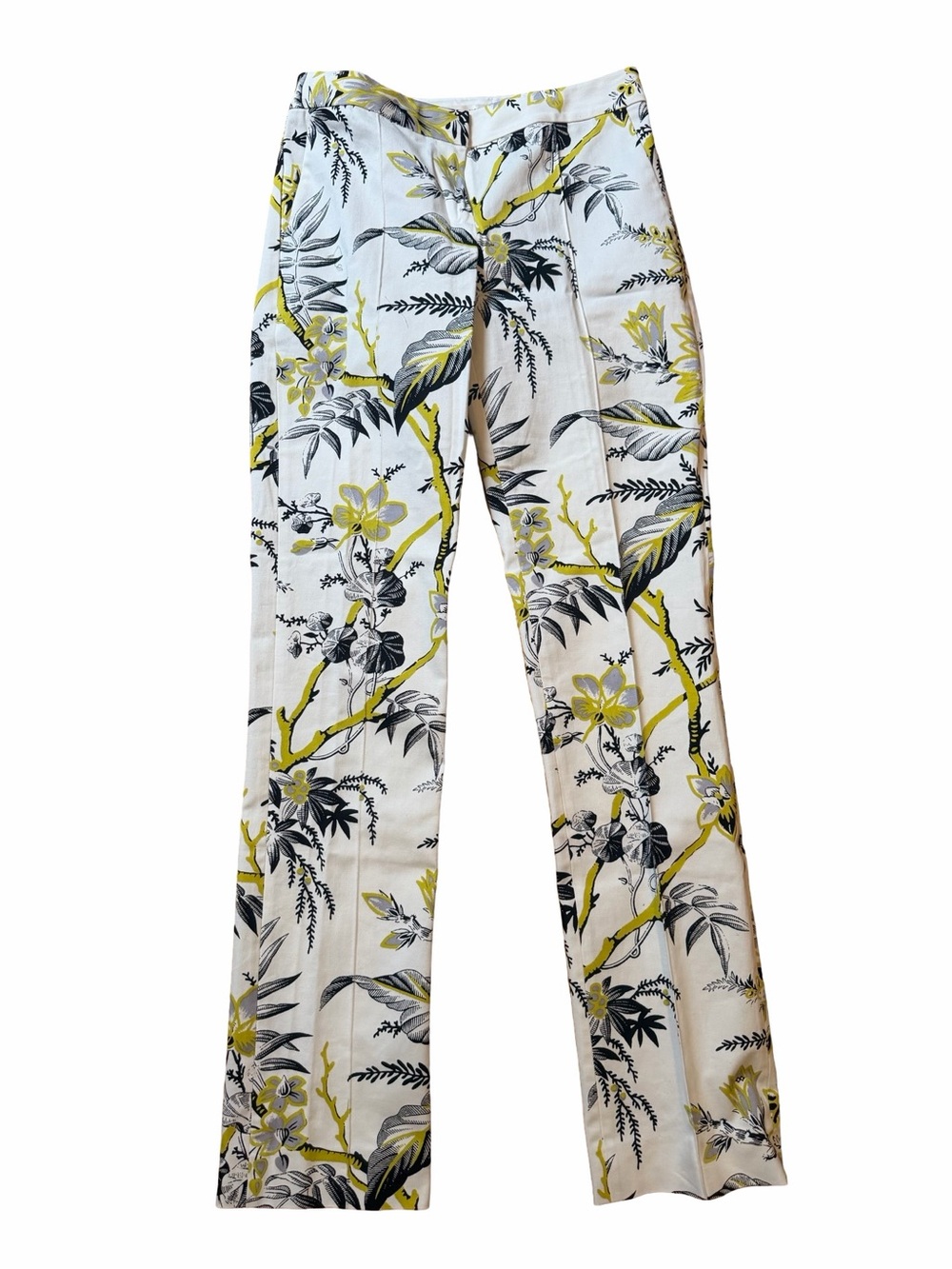Diane Von Furstenberg Floral Trouser Pants